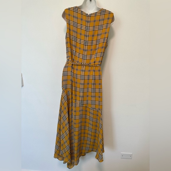 Vince Camuto - Women's Sleeveless V-Neck Highland Plaid Belted Dress (Size 10) - Picture 8 of 9